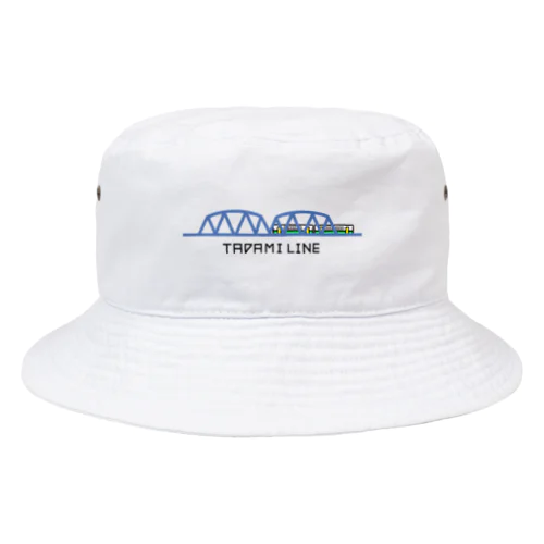 【只見線】第八只見川橋梁とキハE120形🚃💙 Bucket Hat