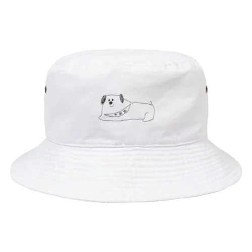 前掛けつけた犬 Bucket Hat