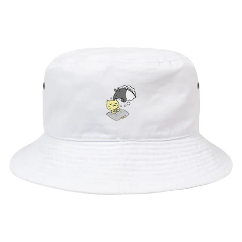 バクに食べられる Bucket Hat