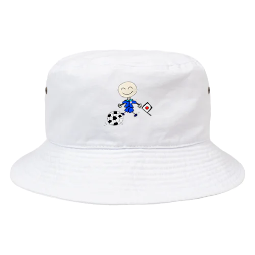 サッカー代表の豆太郎 Bucket Hat