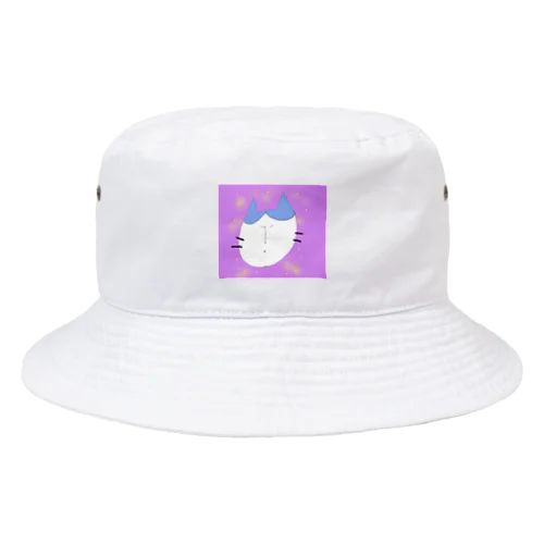 星空にうかぶハチワレ猫 Bucket Hat