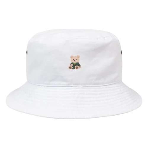 ほんのり偉そうなクマさん Bucket Hat