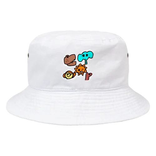 画伯動物園 Bucket Hat