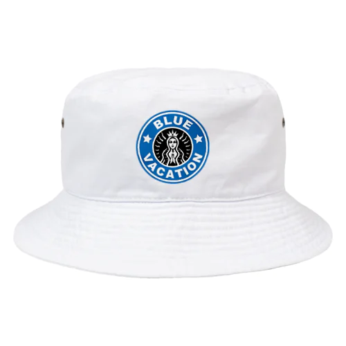 BLUE VACATION ロゴ Bucket Hat