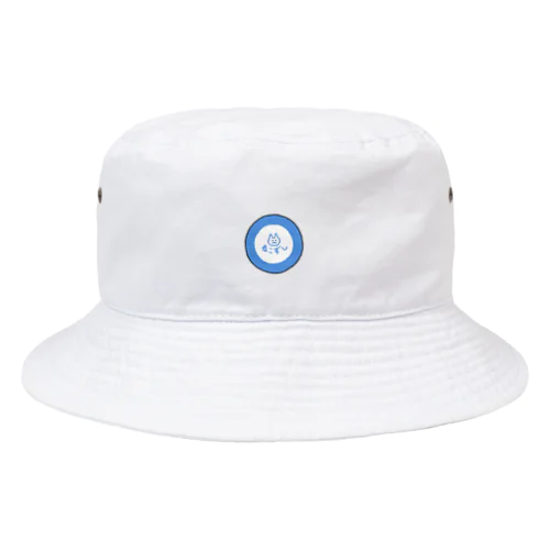 ねこずしのお皿（青） Bucket Hat