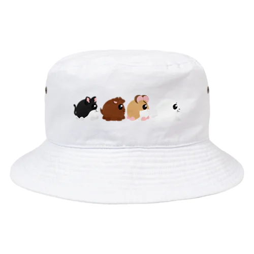 コロコロ動物歩く Bucket Hat