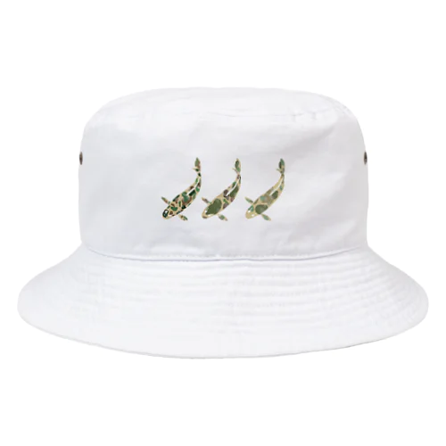 カモ柄錦鯉3兄弟 Bucket Hat