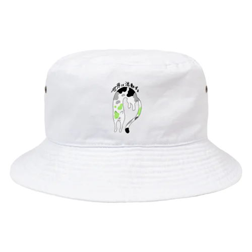 流動体ねこ アジェンダーフラッグカラー Bucket Hat