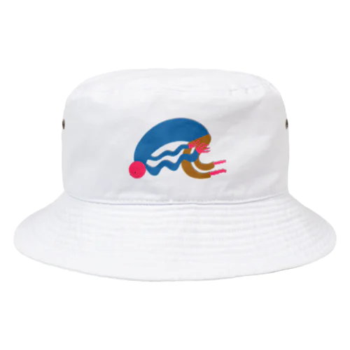 ひきずるタイプ Bucket Hat