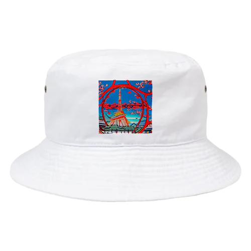 tokyotower Bucket Hat