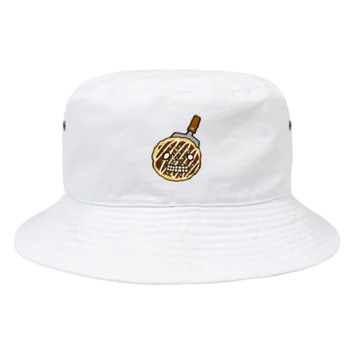 ドクロ風味なお好み焼き Bucket Hat