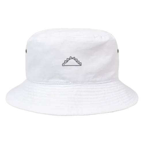 おひるねきょうりゅう(グレー) Bucket Hat