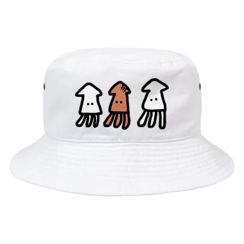 いか焼きイカいか Bucket Hat