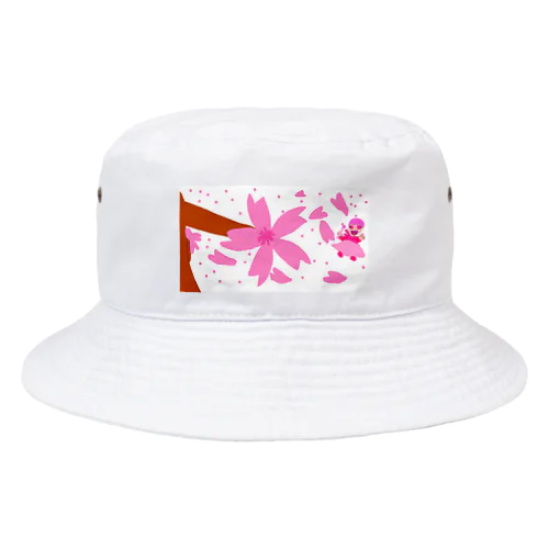 桜の妖精さくらちゃん Bucket Hat