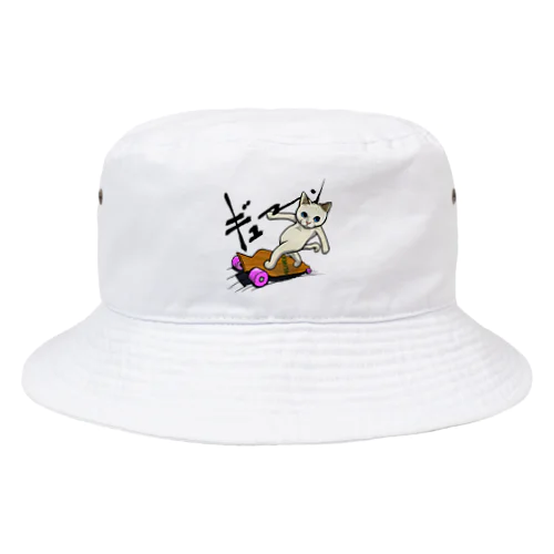 ロングボードねこ Bucket Hat