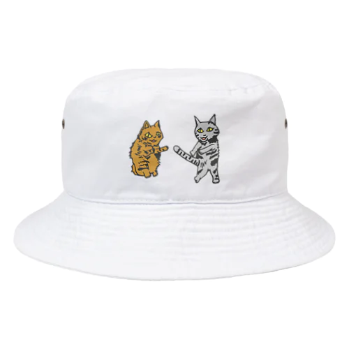 ダンシングキャット Bucket Hat