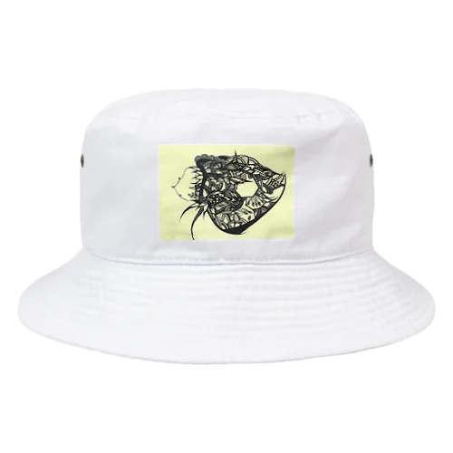 小心者のヤドカリ Bucket Hat