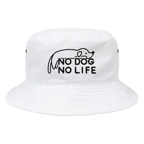 NO DOG NO LIFE  Bucket Hat