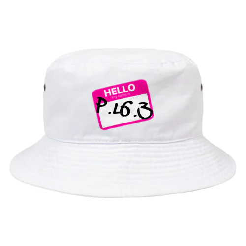Hello P.L6.3【ピンク】　 Bucket Hat
