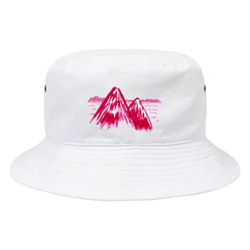 summer dream mountain Bucket Hat