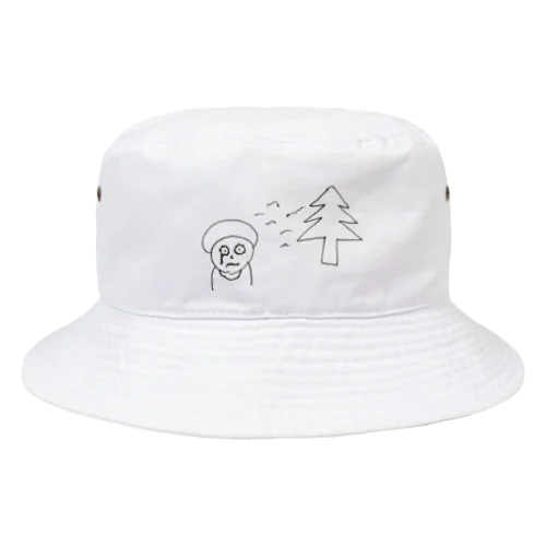 花粉に苦しむユリワー Bucket Hat