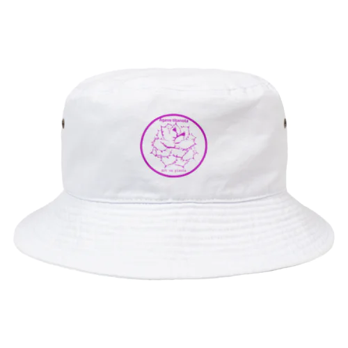 Agave titanota purple Bucket Hat