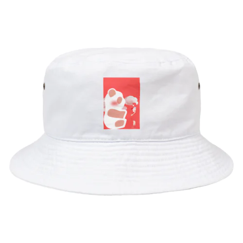 パンダと女子 Bucket Hat