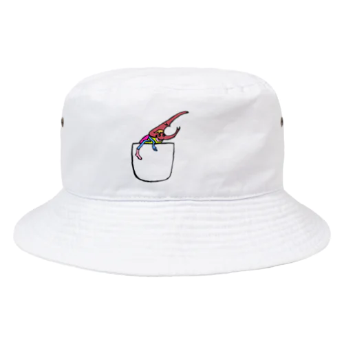 ヘラクレスオオカブトくん Bucket Hat