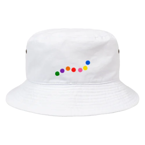 colorful dot MATE Bucket Hat