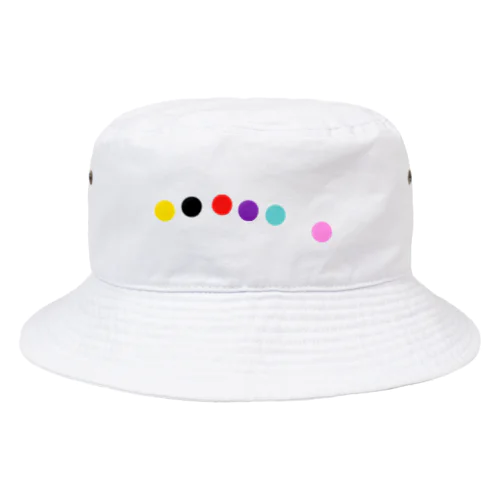 colorful dot tiara Bucket Hat