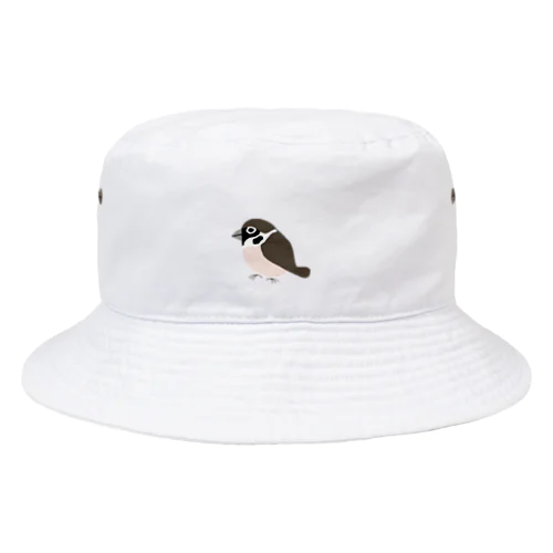ちゅんころ【ちゅんころ商会、雀、すずめ、スズメ、野鳥、小鳥】 Bucket Hat