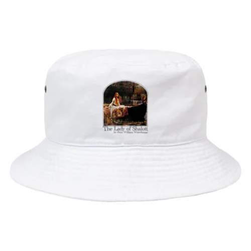 シャロットの女（シャロット姫）　The Lady of Shalott　ジョン・ウィリアム・ウォーターハウス Bucket Hat