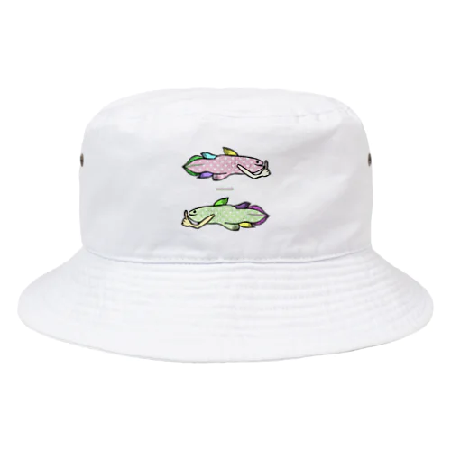 しぃーラカンスくん☆♡しぃーラカンスちゃん Bucket Hat