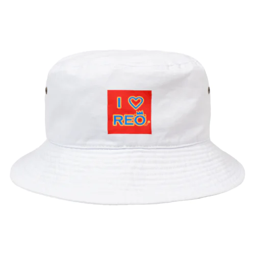 I  ♥️  REO 《赤ロゴ》 Bucket Hat