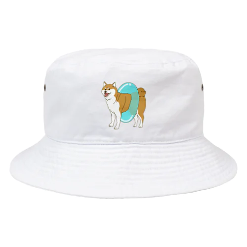 プールに行く気の柴犬 Bucket Hat
