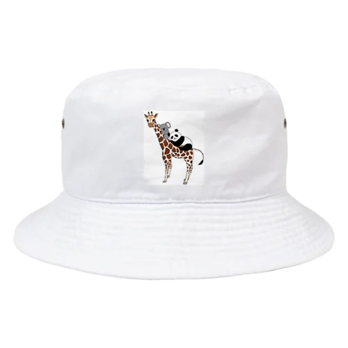 仲良しアニマルズ Bucket Hat