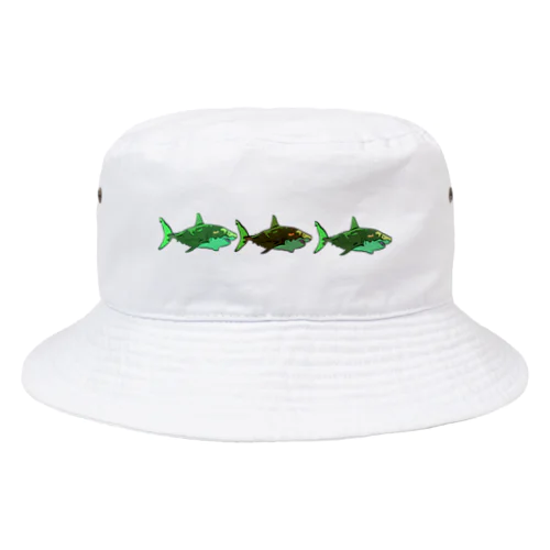 迷彩サメ Bucket Hat