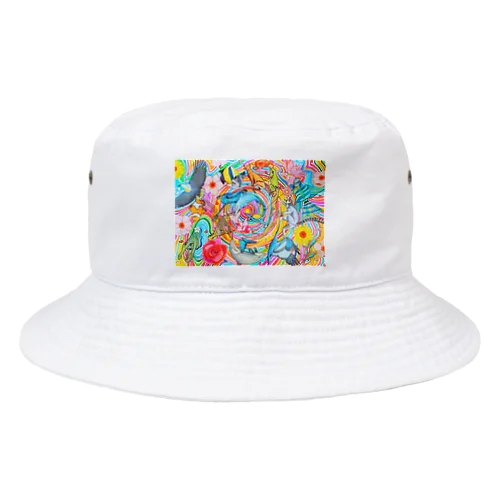 ぐるぐる Bucket Hat