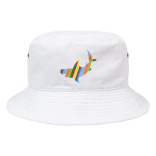 niji shark Bucket Hat