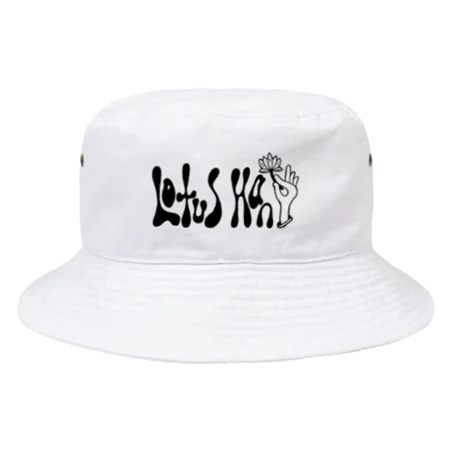 ロータス　ハンド　モノトーン Bucket Hat