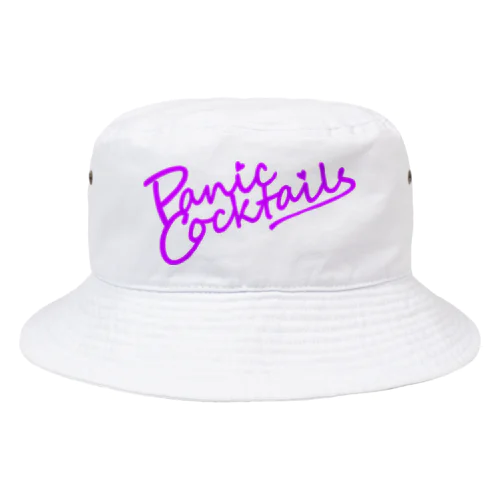 Panic Cocktails ScriptLogo Magenta Bucket Hat