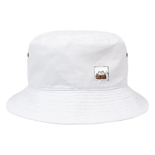 ねこさんの家 #1 ダンボール（ボロ） Bucket Hat