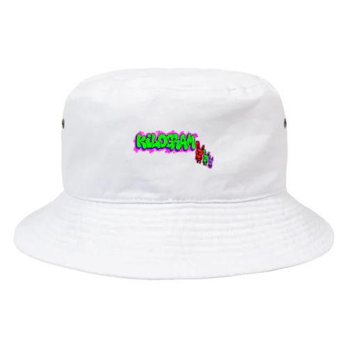 ロゴうさぎ graffiti  Bucket Hat