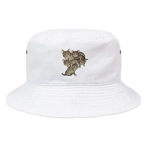 キジトラ軍団 Bucket Hat