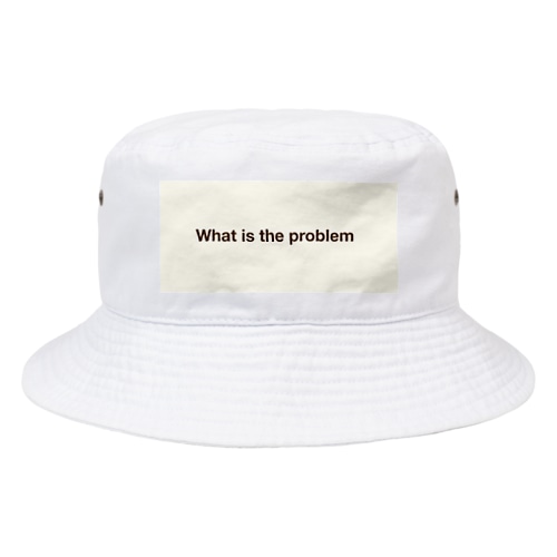 What is the problem クリーム バケットハット Bucket Hat