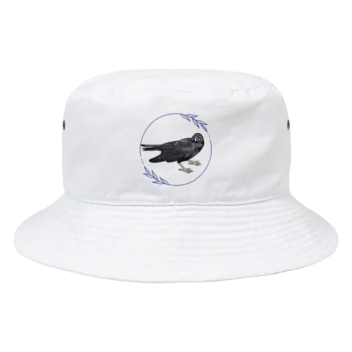 ハシボソガラスさん Bucket Hat