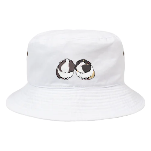 モルモットのごましおと伊達丸 Bucket Hat