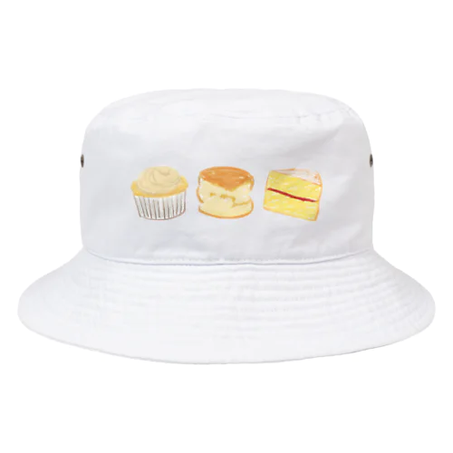 英国菓子② カップケーキ　スコーン　ビクトリアサンドウィッチ Bucket Hat