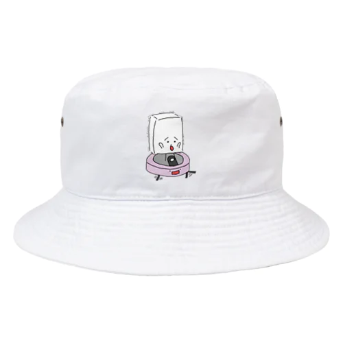 ロボット掃除機とおとうふくん Bucket Hat