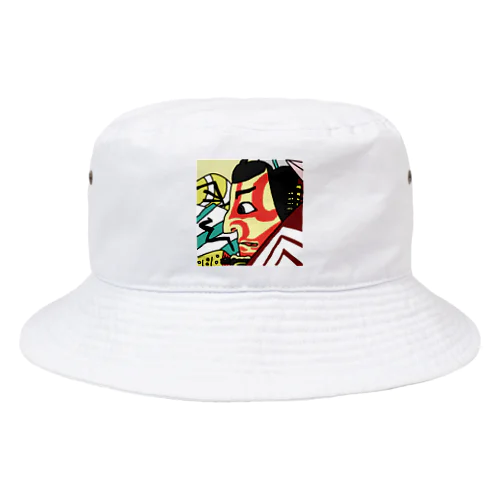 市川鰕蔵の碓井の荒太郎定光 Bucket Hat